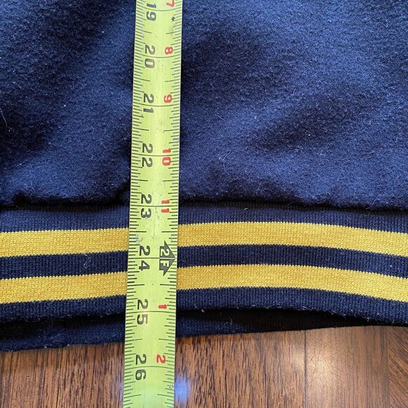 Disney Varsity Letterman Bomber Jacket Men's S Mickey Pluto Embroidered Vtg - Picture 5 of 10